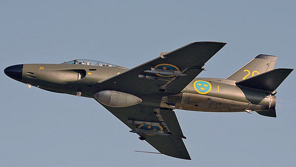 Flygplan J 32B Lansen